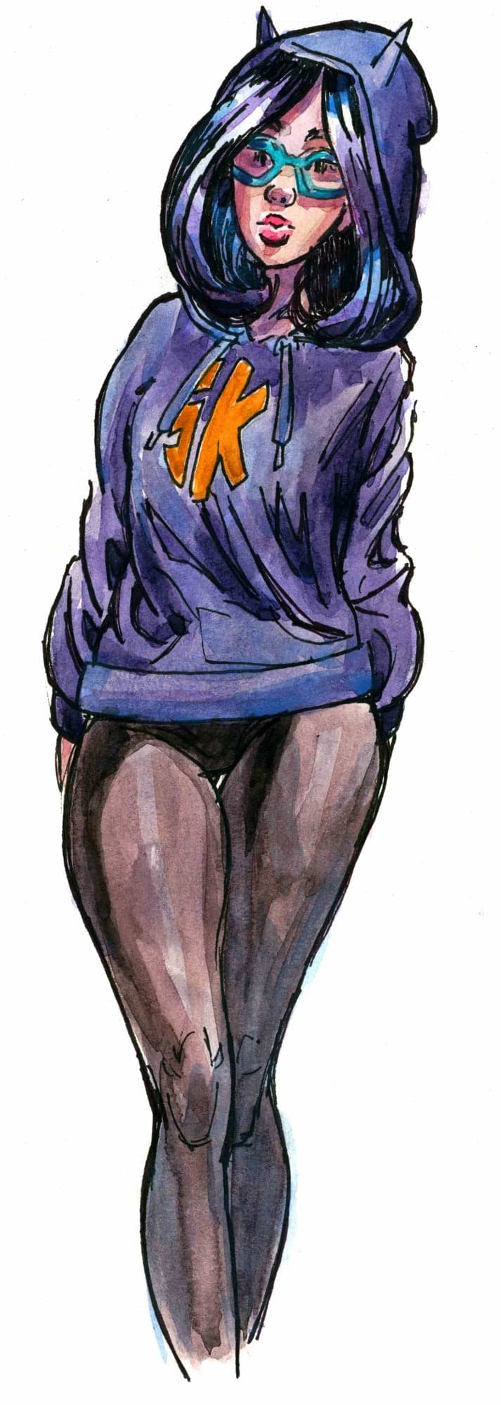Beck in the SK hoodie