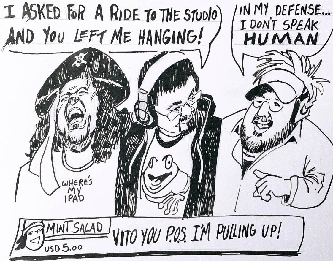 Hanging Tony Ink - the Biggest Problem Dick Vito Frog Tony