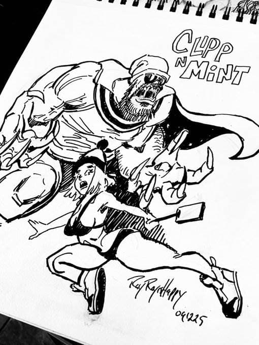 Cartoons, Comicsgate, Clippa — ink cartoon by Ray Patrick