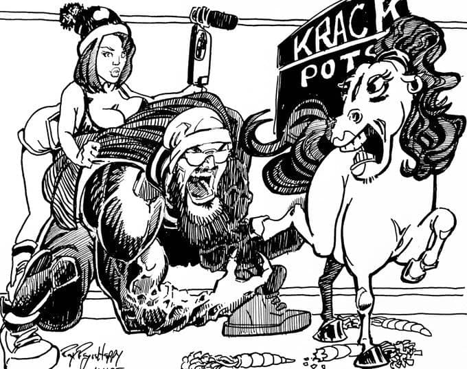 Cartoons, Comicsgate, Clippa — ink cartoon by Ray Patrick