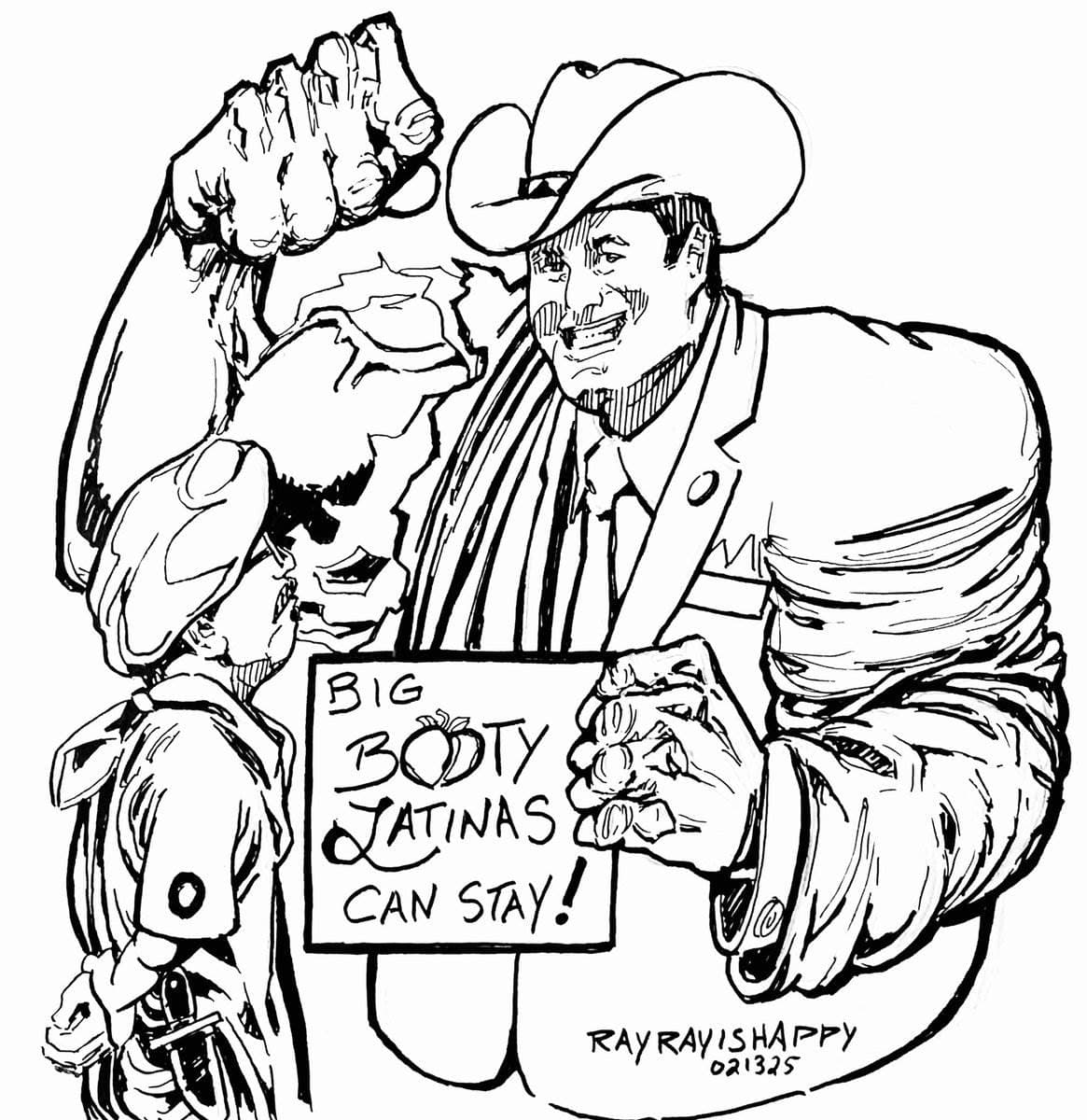Cartoons, ROTC — cartoon by Ray Patrick