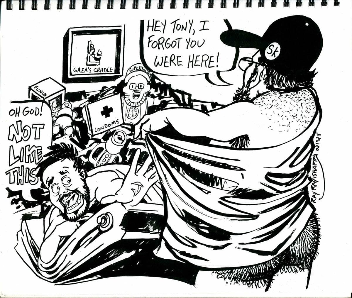 Cartoons, Vito — cartoon by Ray Patrick