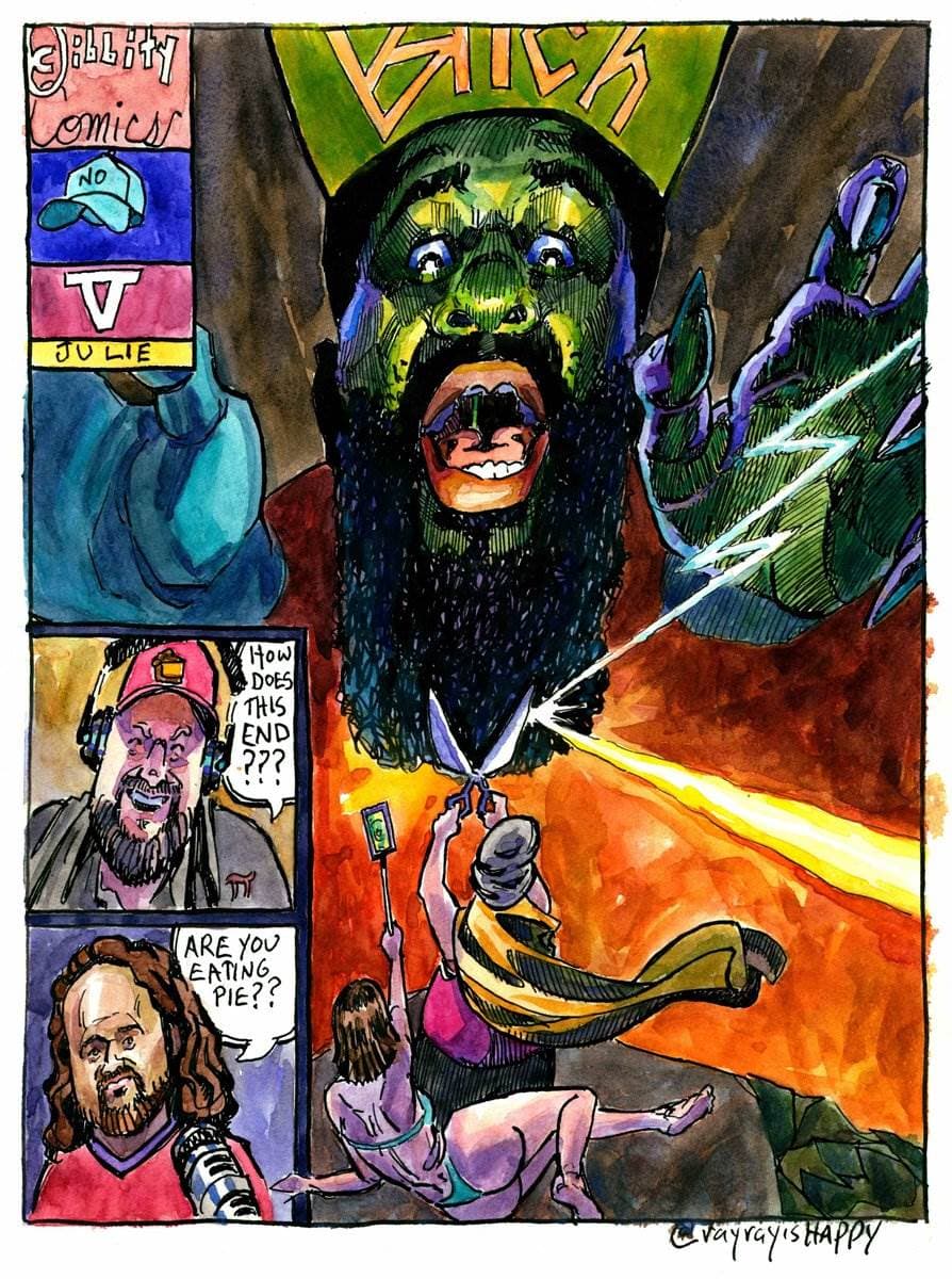 Comics, Comicsgate — cartoon by Ray Patrick