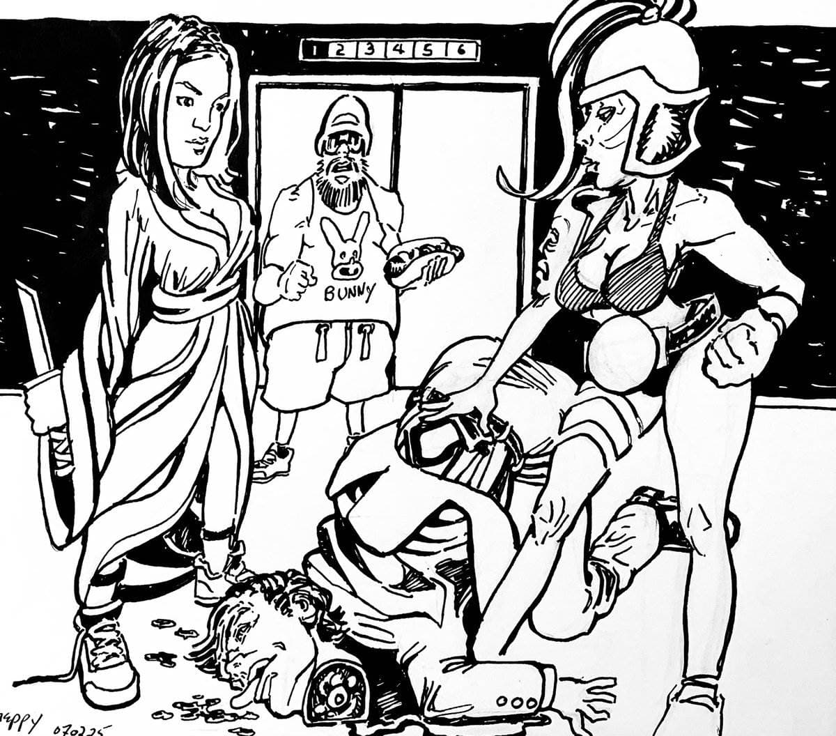 Comicsgate, Clippa, Mint Salad — picture by Ray Patrick