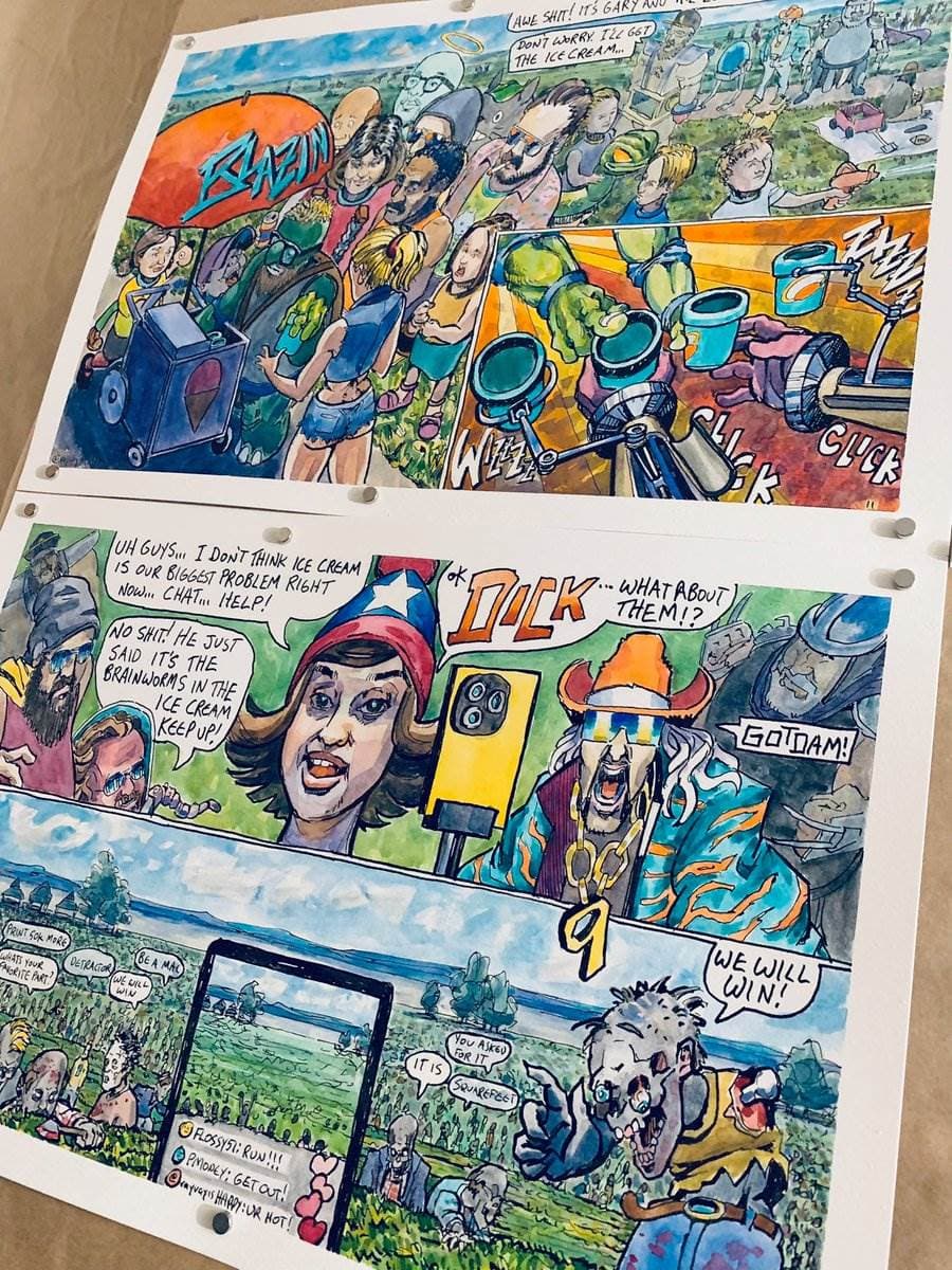 Comicsgate, MANGE DAVIS, Mint Salad — picture by Ray Patrick
