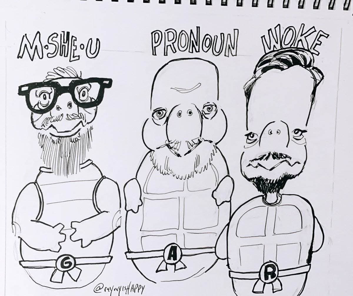 D Tractor, the turtles, three designs