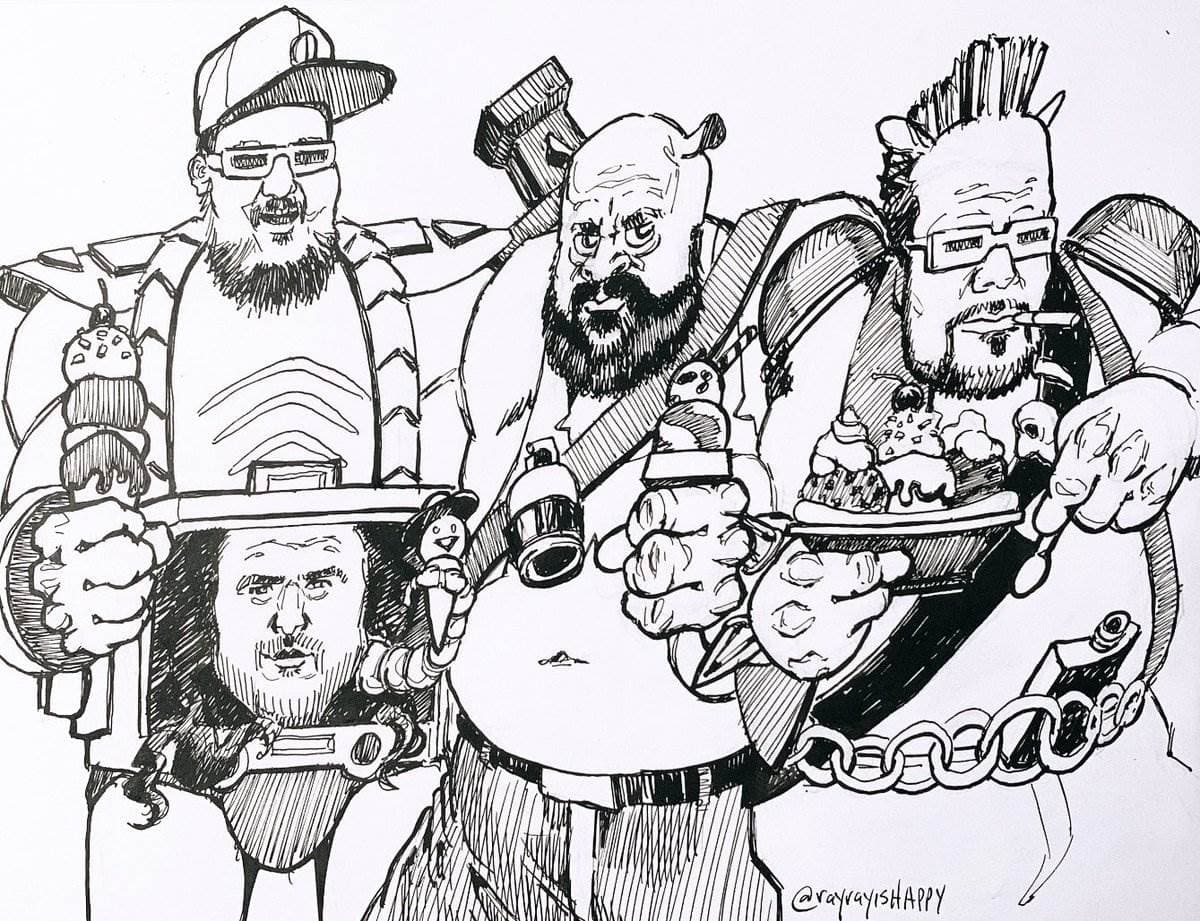Krang and Bebop get ice cream