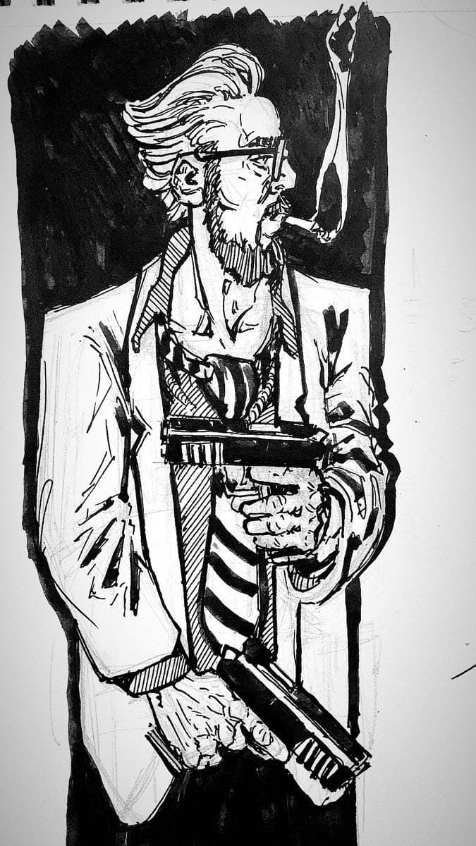 MershNoir with twin automatics