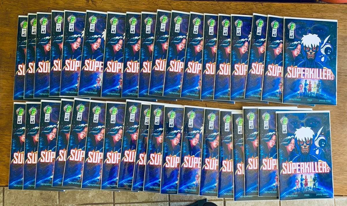Superkillers Vol 1, the print run