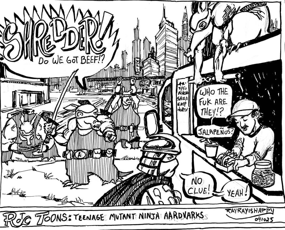 Teenage Mutant Ninja Aardvarks