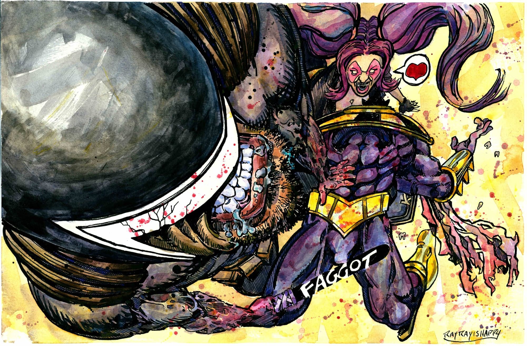 The Maniak takes a bite