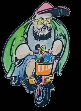Superkillers, Comics, Vito — watercolor cartoon by Ray Patrick