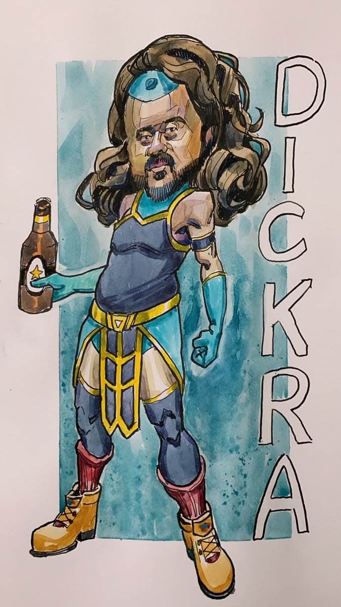 Comicsgate, Dick Masterson — picture by Ray Patrick