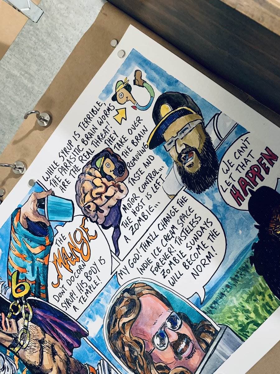 Comicsgate, Dick Masterson, Vito — picture by Ray Patrick
