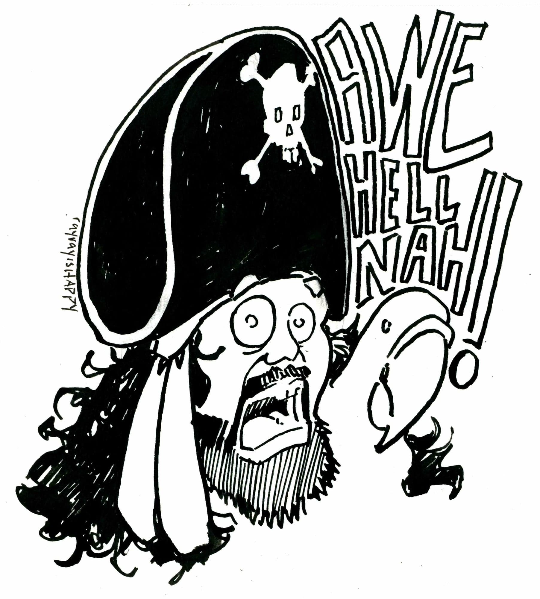 pirate dick sticker 2