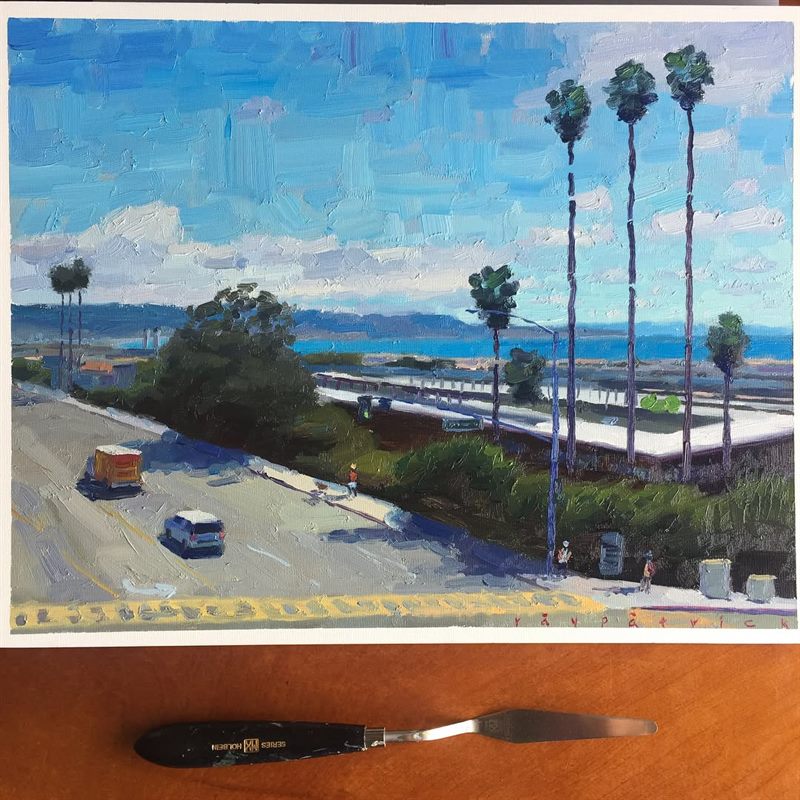 Landscapes, Architecture — oil painting by Ray Patrick