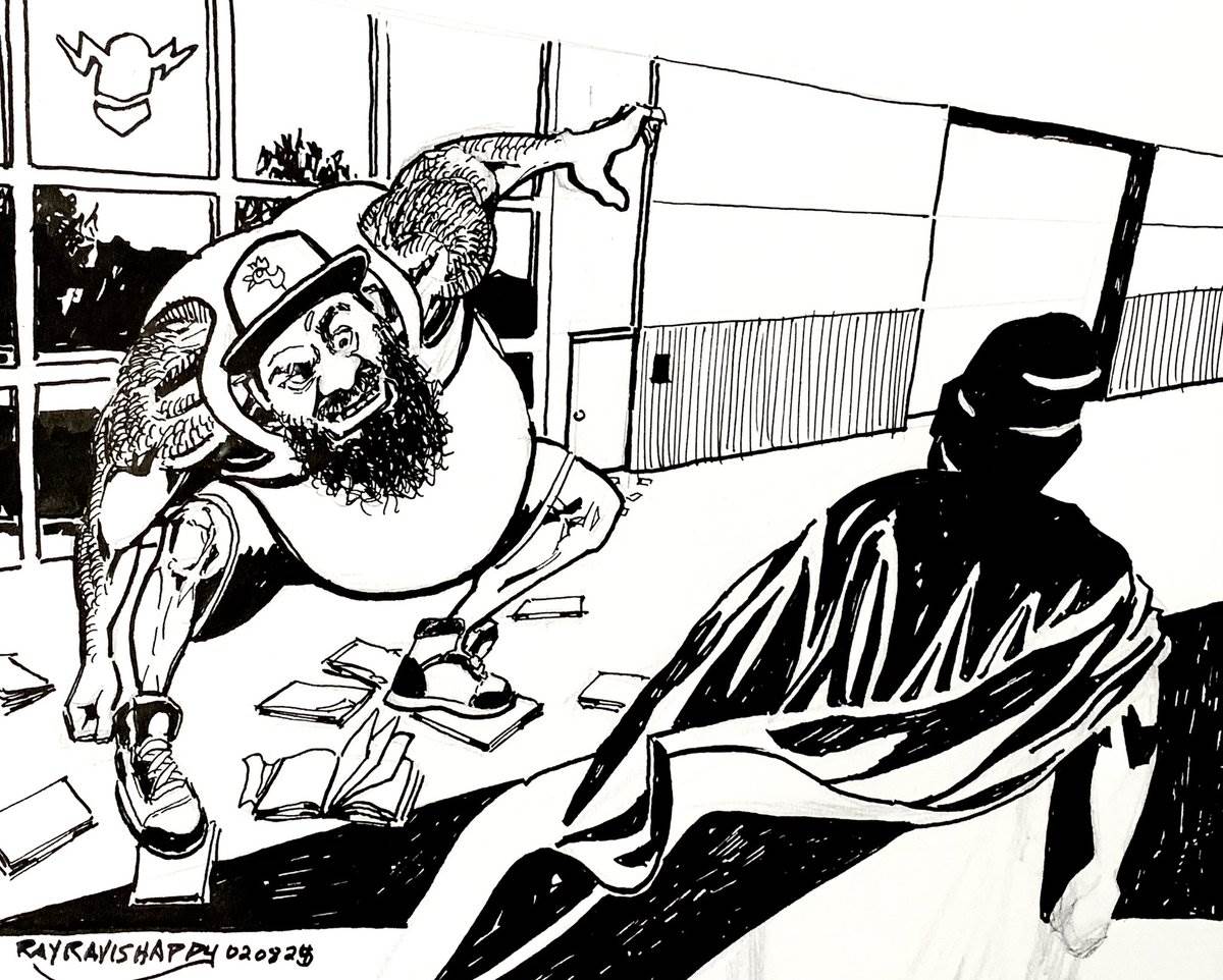 Cartoons, Comicsgate, Clippa — ink cartoon by Ray Patrick