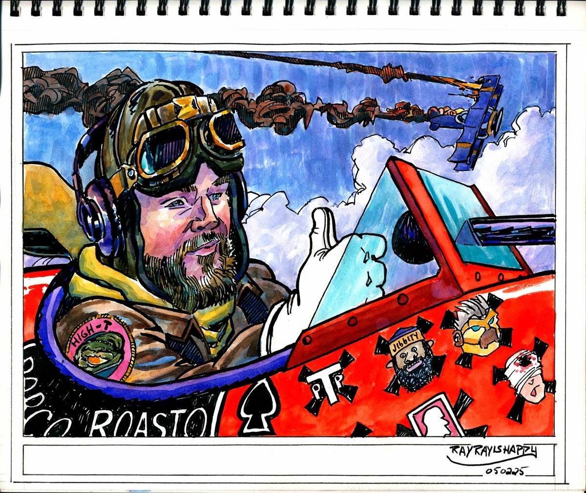 Cartoons, Comicsgate, EVS — watercolor cartoon by Ray Patrick