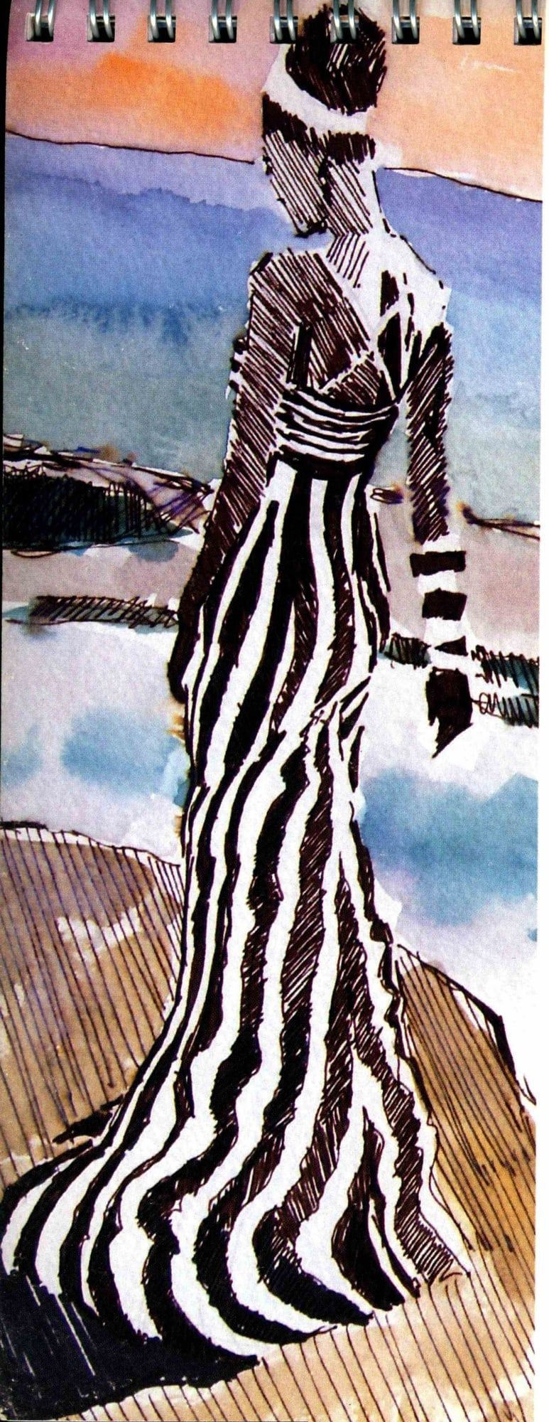 cat 16, 2026 — ink painting by Ray Patrick