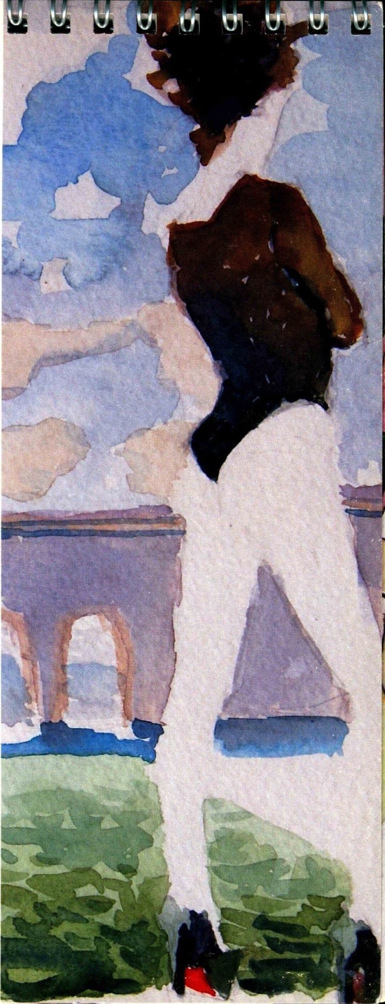 cat 17, 2026 — watercolor painting by Ray Patrick
