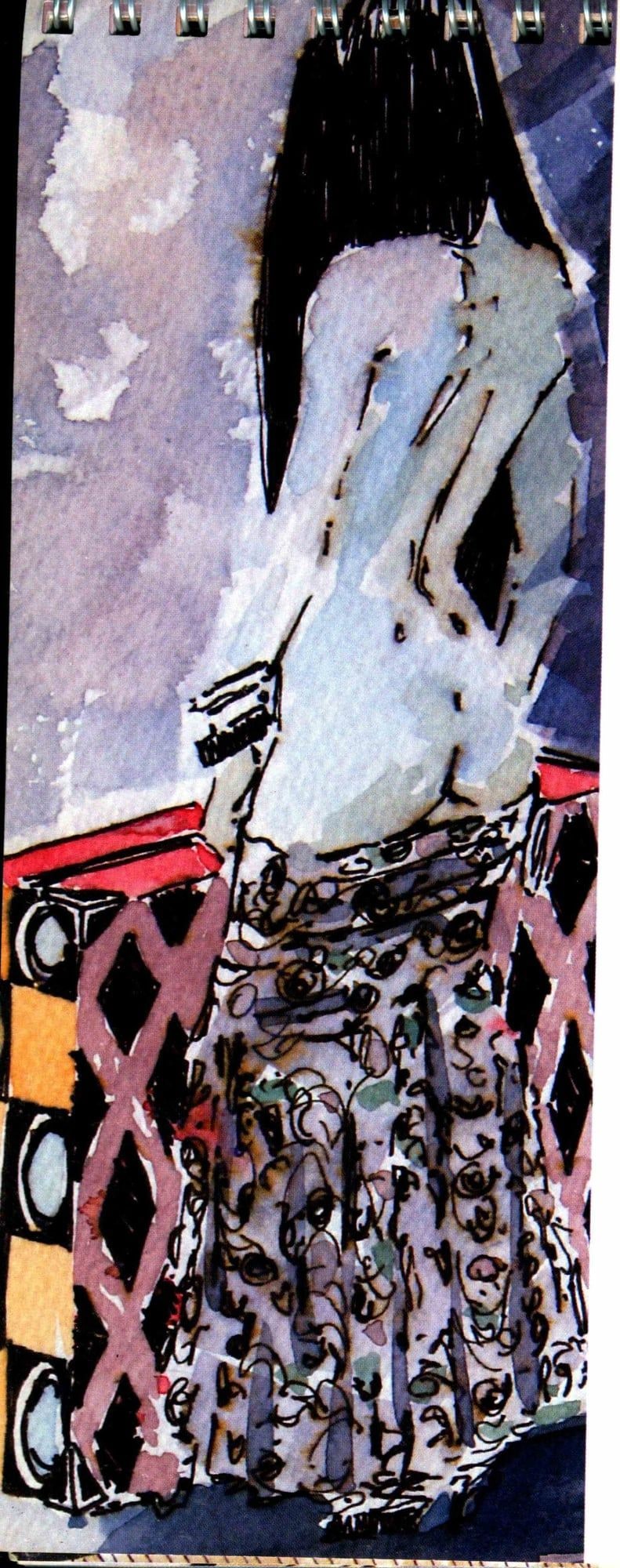 cat 18, 2026 — watercolor painting by Ray Patrick