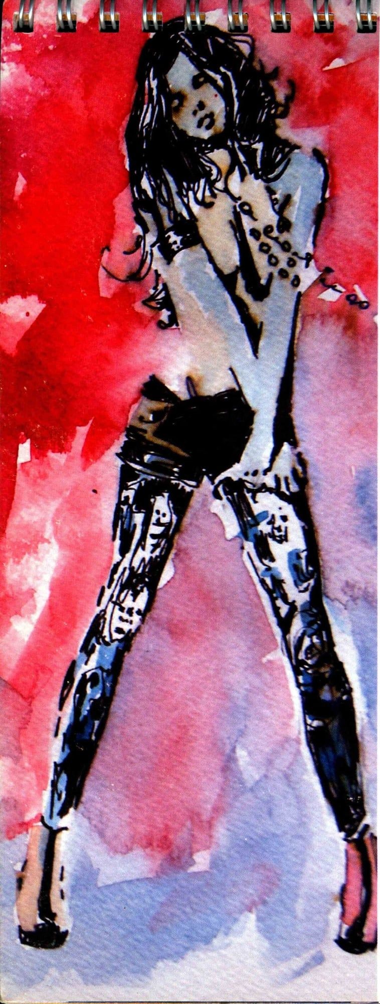 cat 21, 2026 — watercolor painting by Ray Patrick