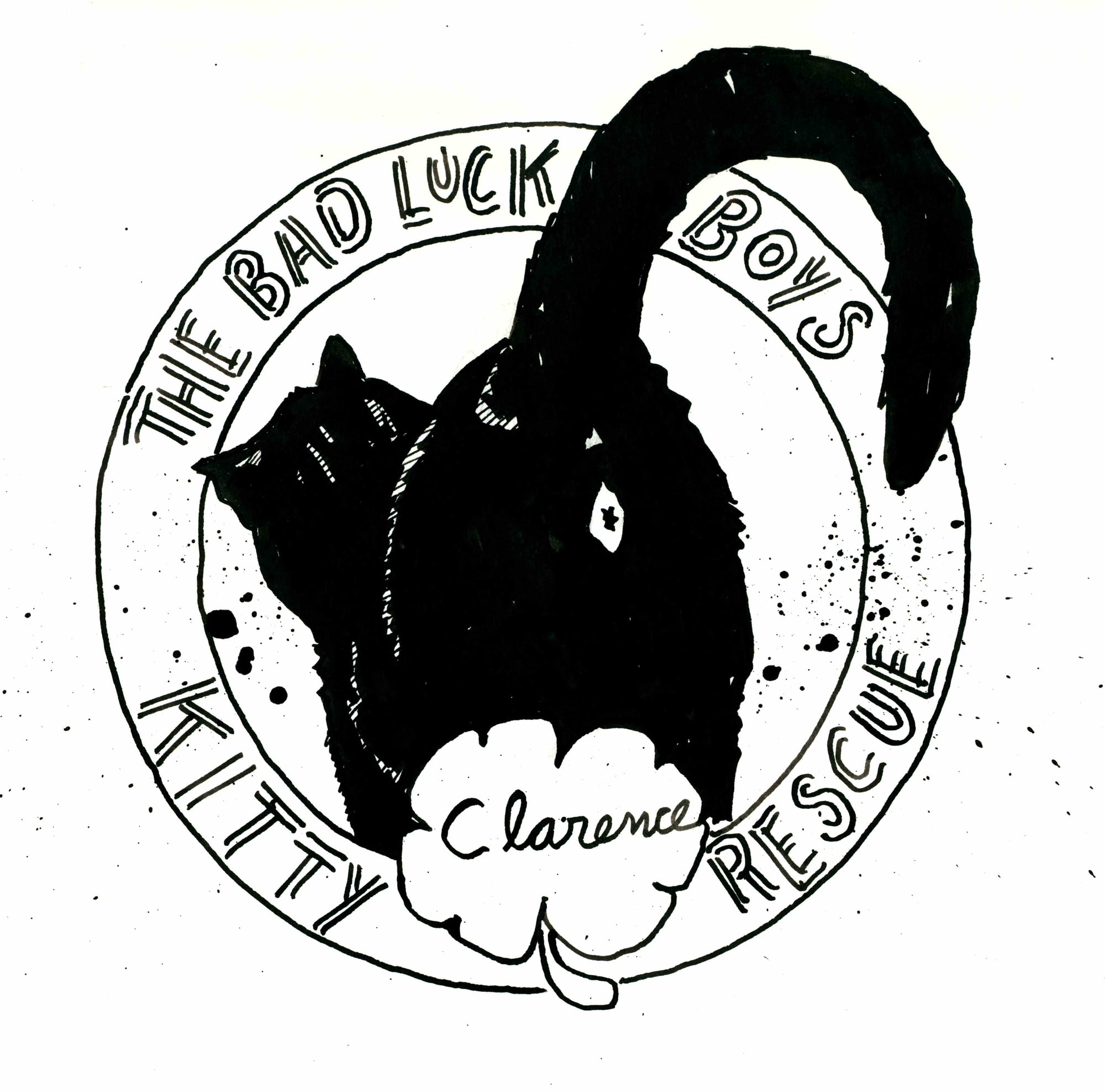 Clarence, 2026 — ink cartoon by Ray Patrick