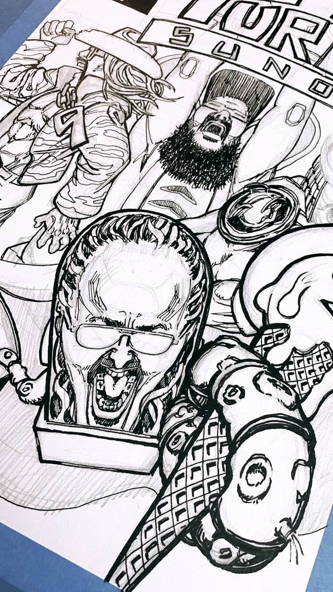 D Tractor, page 14 inks — the Mange, 2024 — picture by Ray Patrick