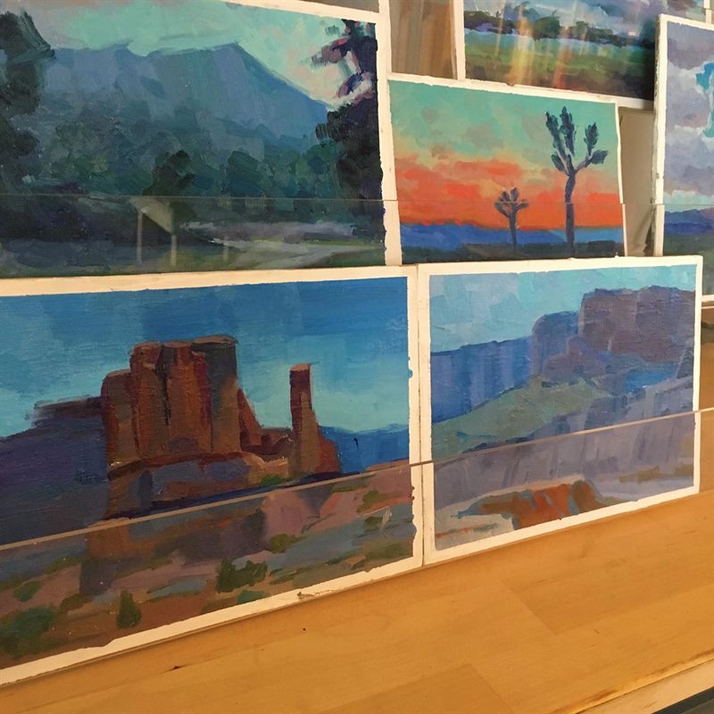 Landscapes, Desert — oil painting by Ray Patrick