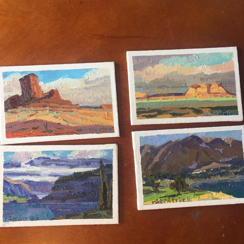 Landscapes, Desert — oil painting by Ray Patrick
