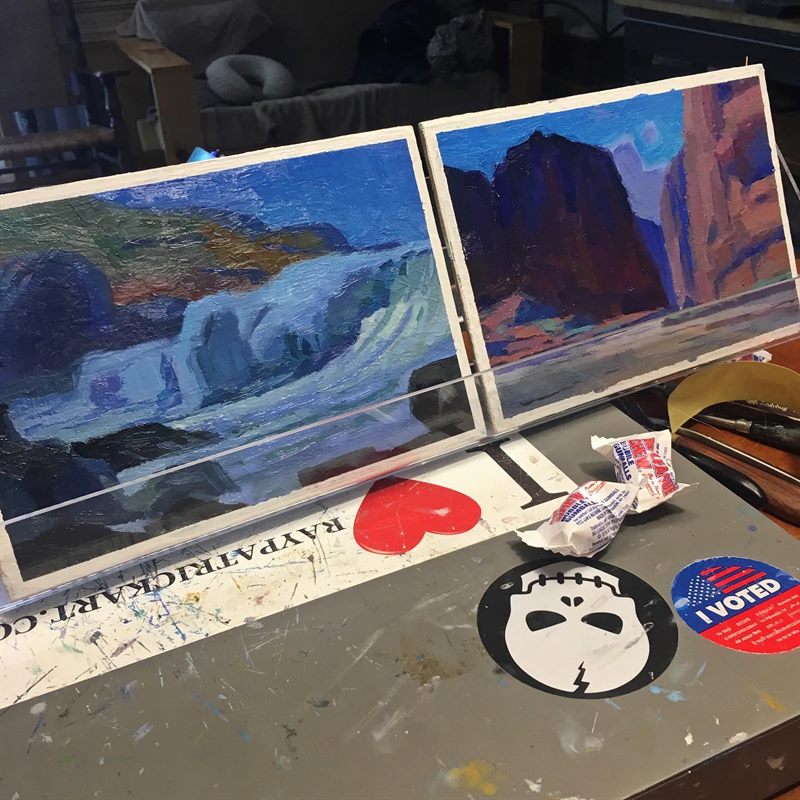 Desert, Landscapes — oil painting by Ray Patrick