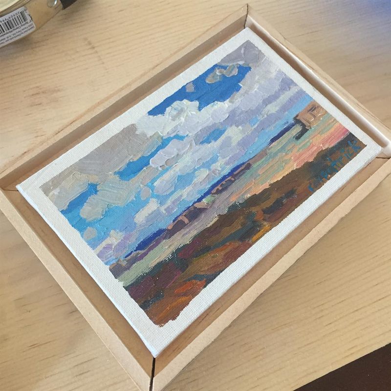 Landscapes, Desert — oil painting by Ray Patrick