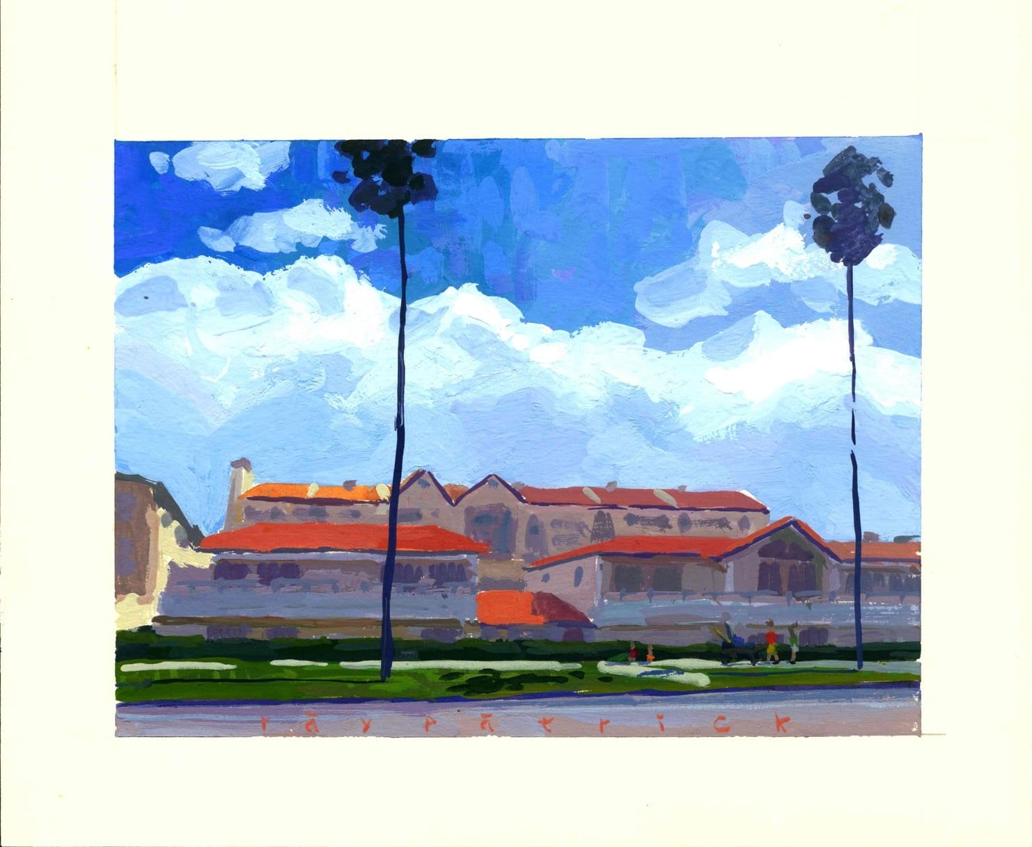 gouache 7, 2026 — gouache painting by Ray Patrick
