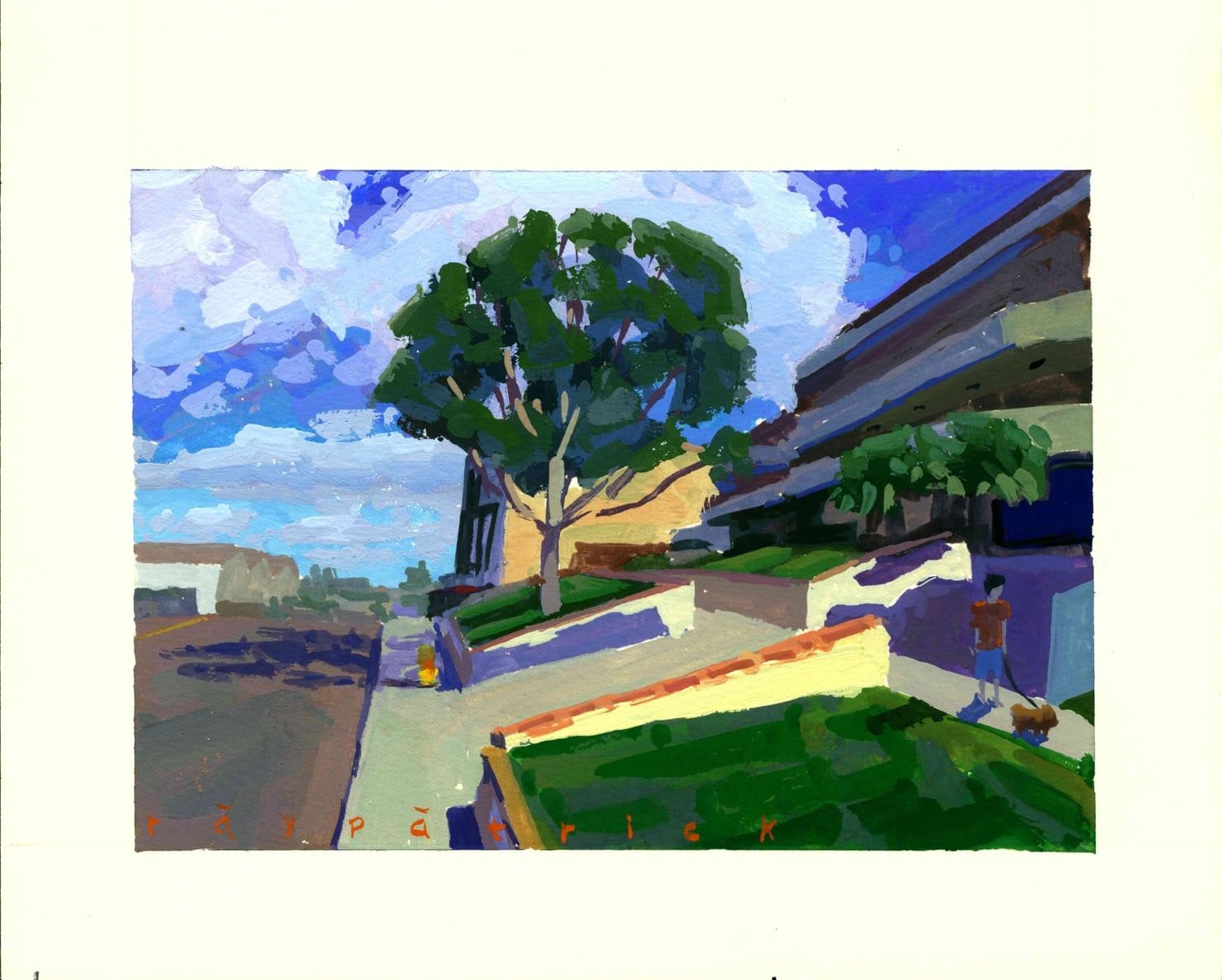 gouache 8, 2026 — gouache painting by Ray Patrick