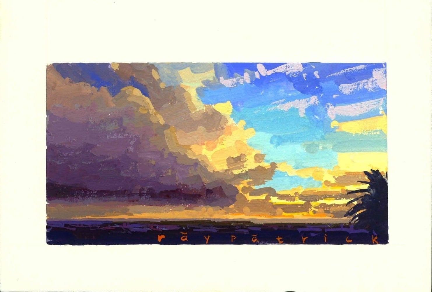 gouache 8 (2), 2026 — gouache painting by Ray Patrick