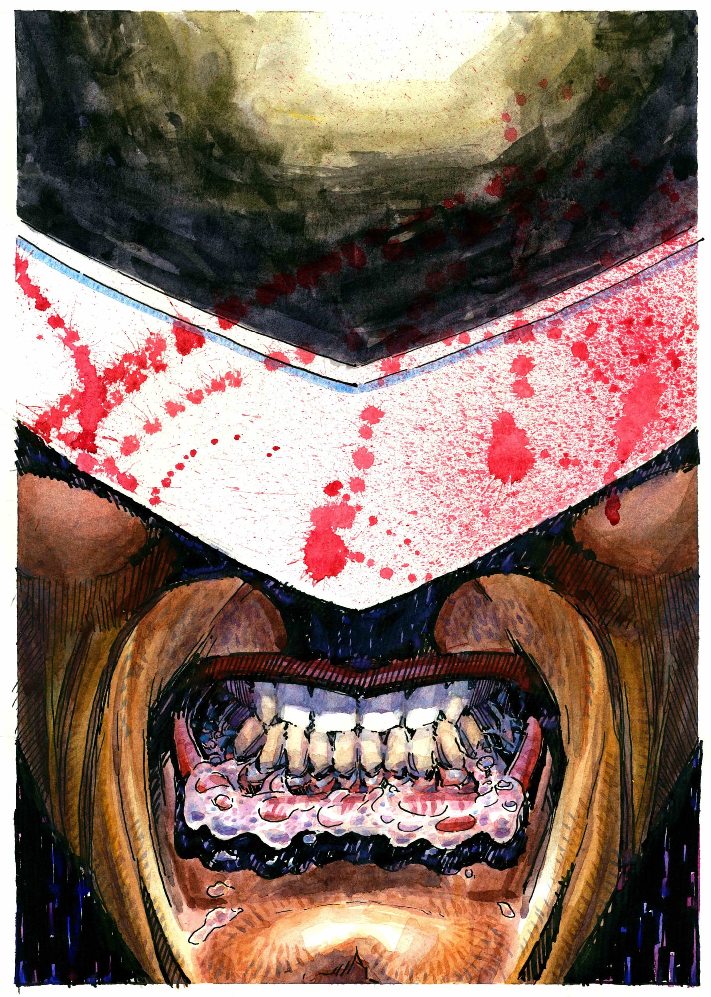 johnny cover, 2026 — watercolor cartoon by Ray Patrick