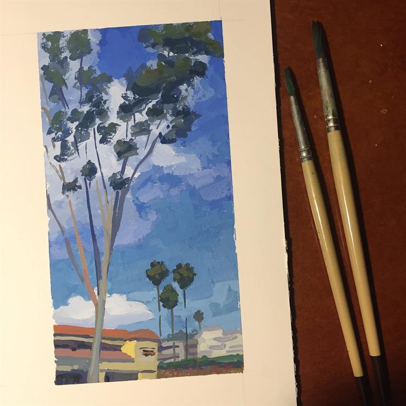Landscapes — watercolor painting by Ray Patrick