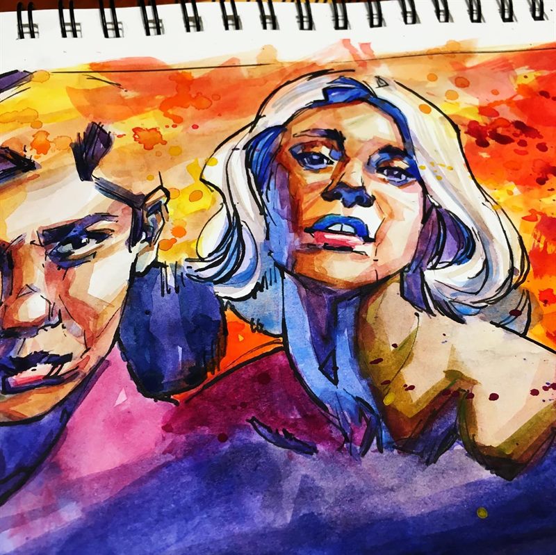 Portraits, Landscapes, Sunsets — watercolor painting by Ray Patrick