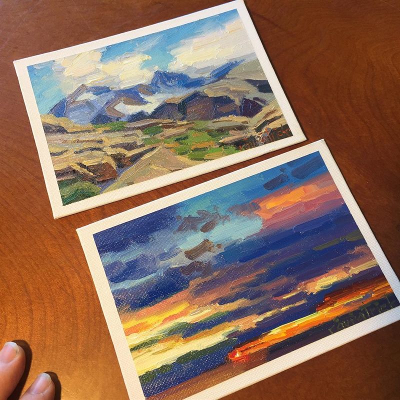 Landscapes, Seascapes, Sunsets — oil painting by Ray Patrick