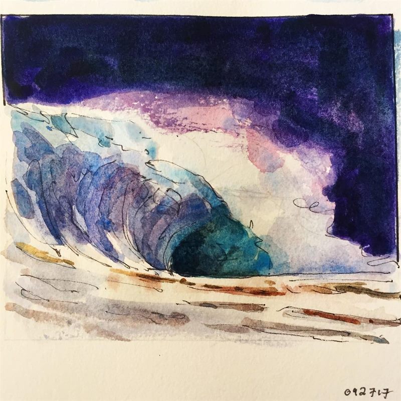 Landscapes, Seascapes — watercolor painting by Ray Patrick