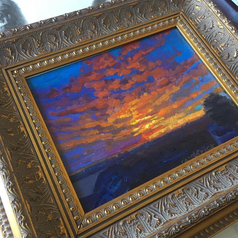 Landscapes, Sunsets — oil painting by Ray Patrick