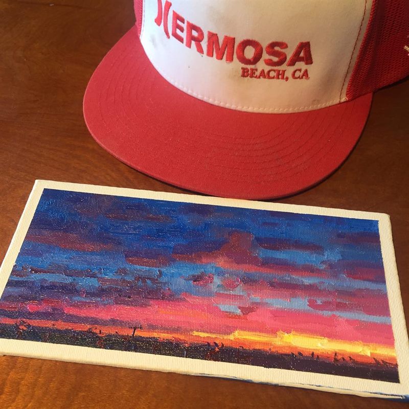 Landscapes, Sunsets — oil painting by Ray Patrick