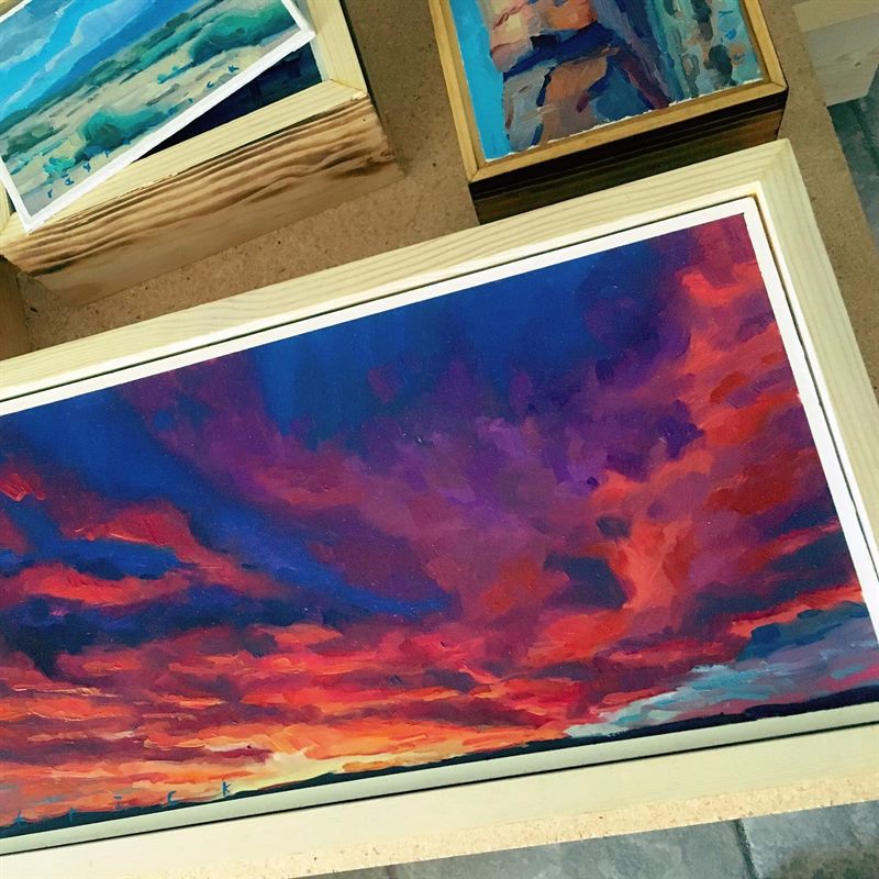 Landscapes, Sunsets — oil painting by Ray Patrick