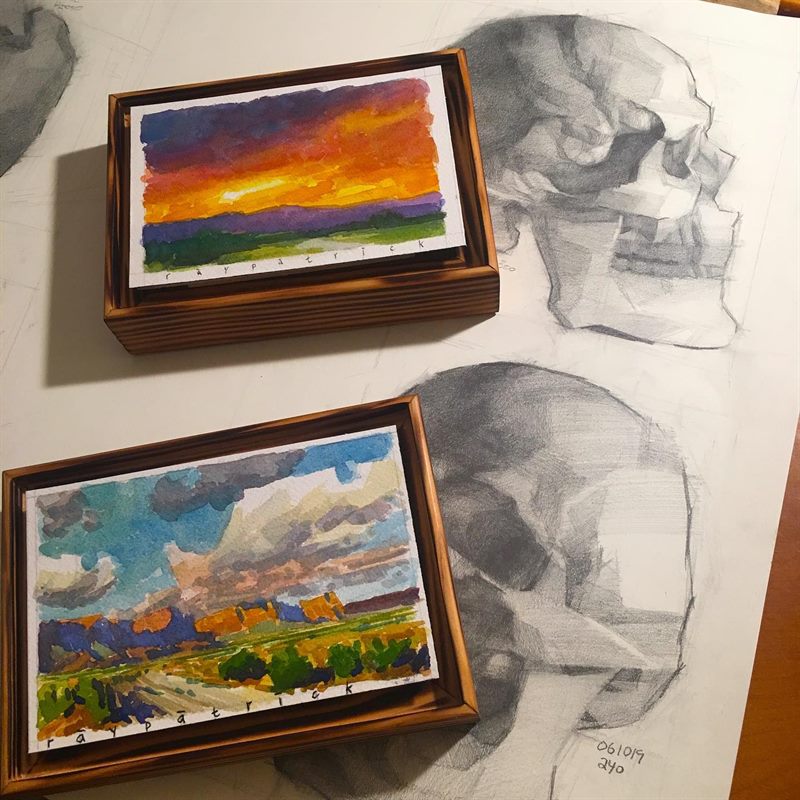 Landscapes — watercolor painting by Ray Patrick