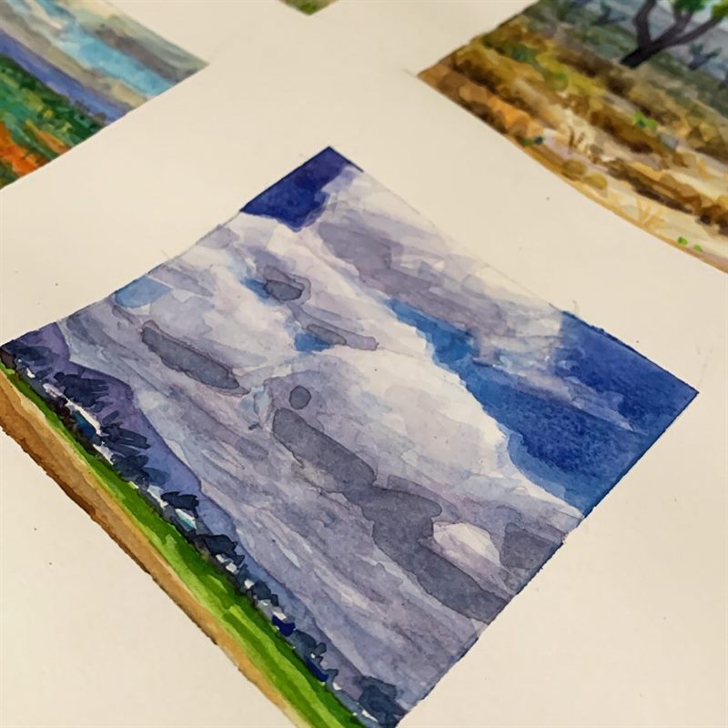 Landscapes — watercolor painting by Ray Patrick