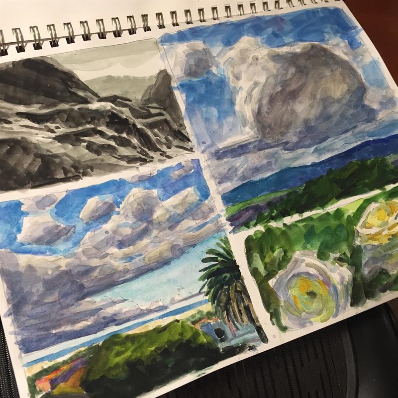 Landscapes — watercolor painting by Ray Patrick
