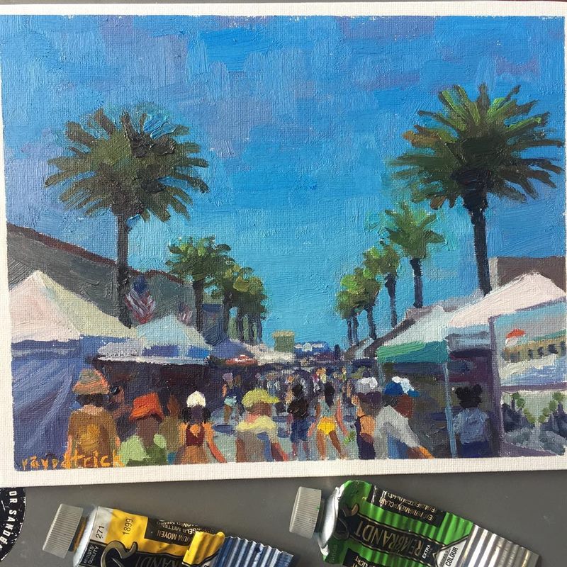 oil painting by Ray Patrick
