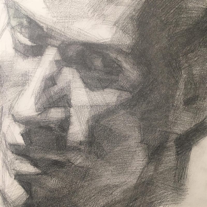 Portraits — pencil drawing by Ray Patrick
