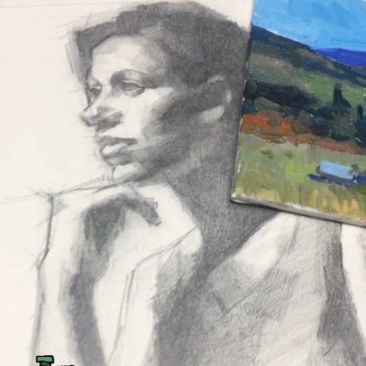 Portraits — pencil drawing by Ray Patrick