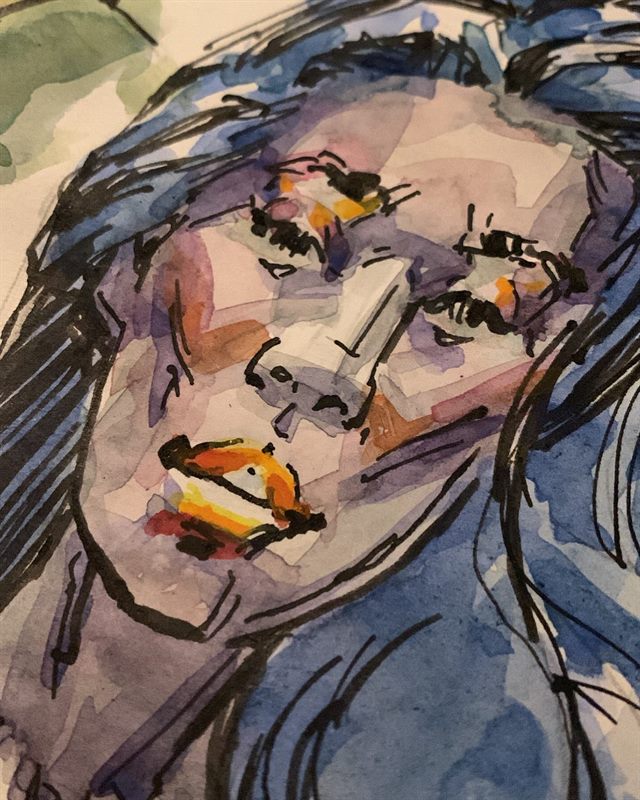 Portraits — watercolor painting by Ray Patrick
